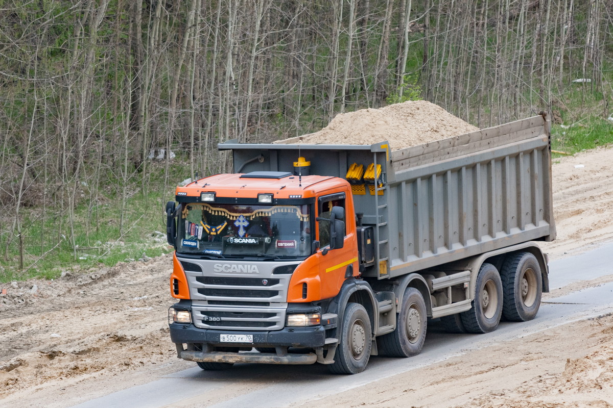 Томская область, № В 500 УК 70 — Scania ('2004) P380