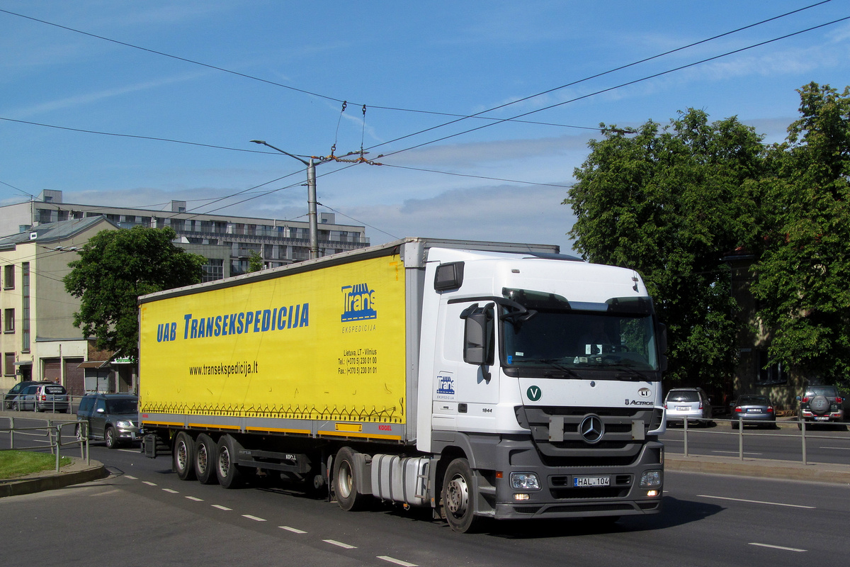 Литва, № HAL 104 — Mercedes-Benz Actros ('2009) 1844