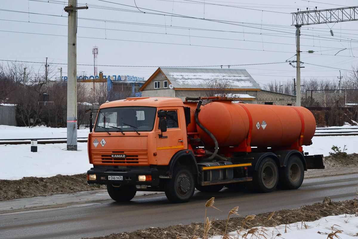 Волгоградская область, № Р 346 ТМ 34 — КамАЗ-65115-62