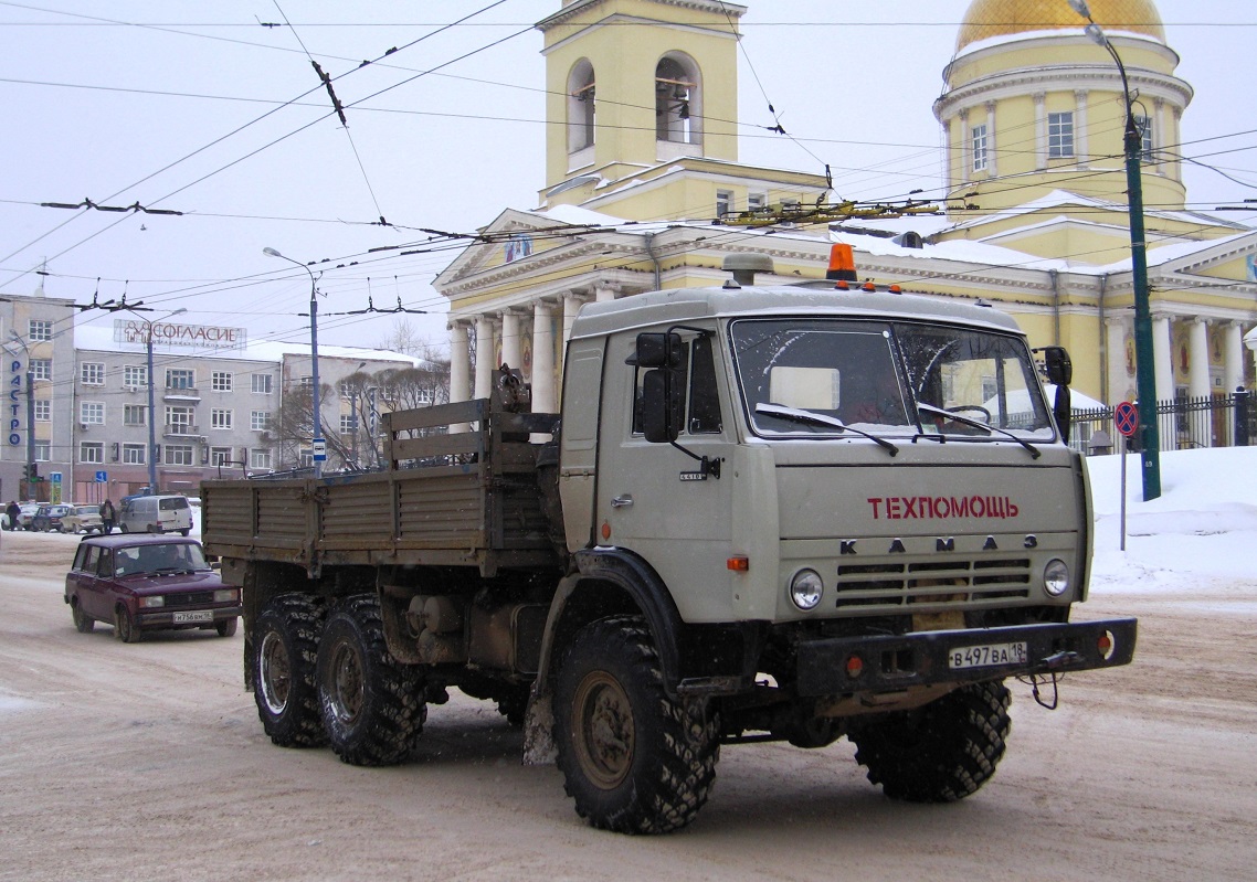 Удмуртия, № В 497 ВА 18 — КамАЗ-43101
