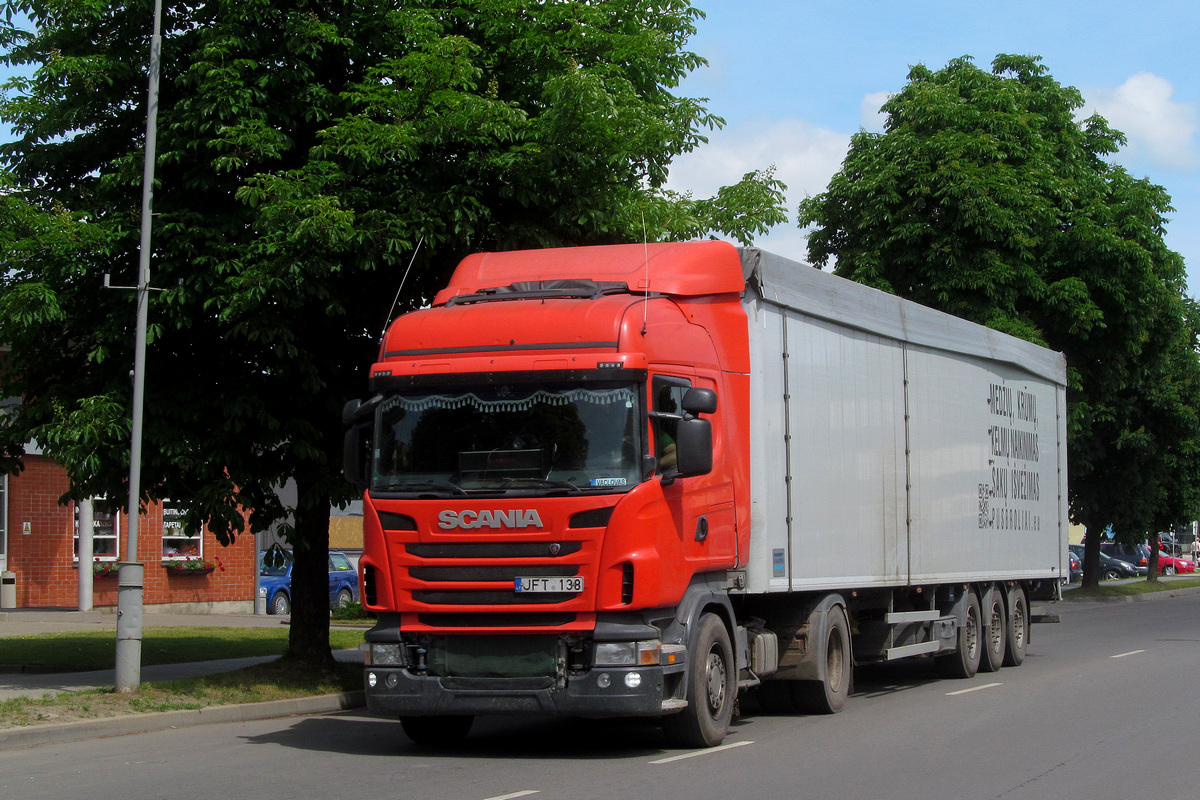 Литва, № JFT 138 — Scania ('2009) R400