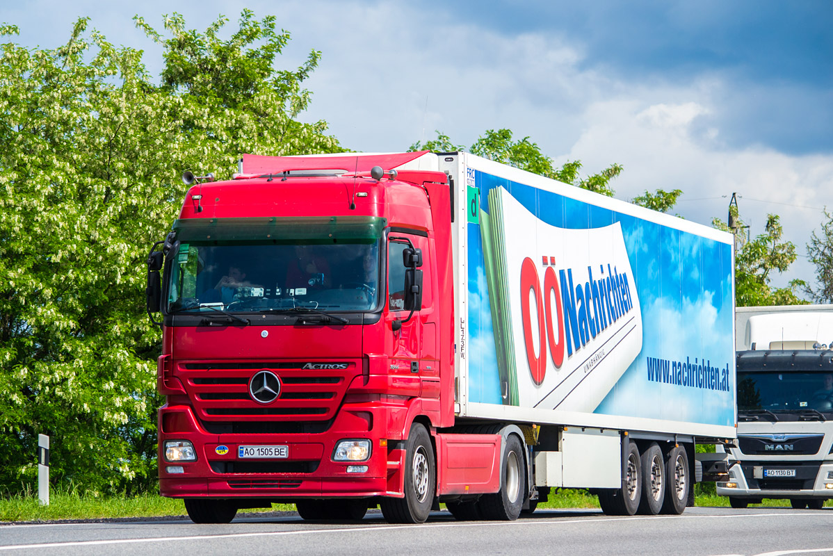 Закарпатская область, № АО 1505 ВЕ — Mercedes-Benz Actros ('2003) 1844