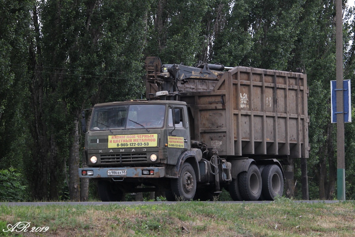 Тамбовская область, № О 986 ВХ 68 — КамАЗ-53212