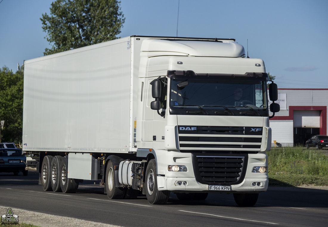 Восточно-Казахстанская область, № F 966 KPN — DAF XF105 FT