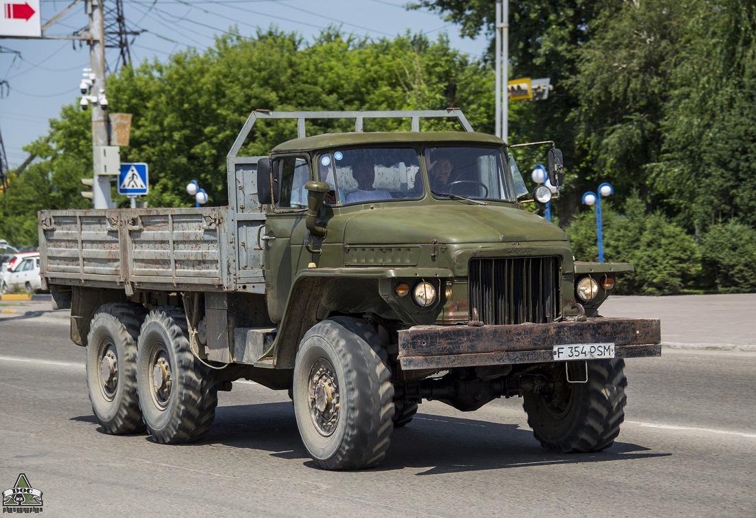 Восточно-Казахстанская область, № F 354 PSM — Урал-375Д