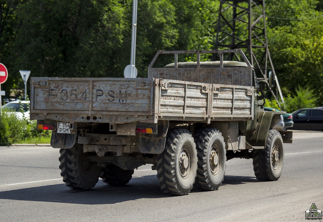 Восточно-Казахстанская область, № F 354 PSM — Урал-375Д