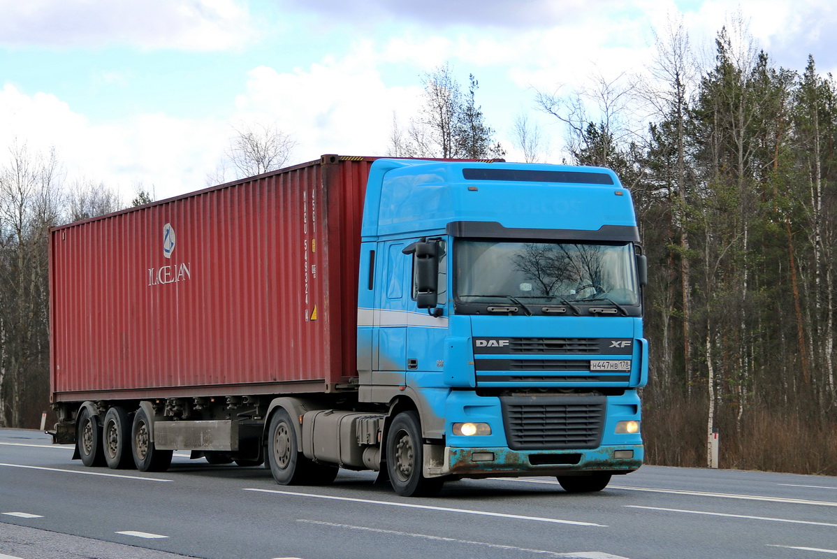 Санкт-Петербург, № Н 447 НВ 178 — DAF XF95 FT