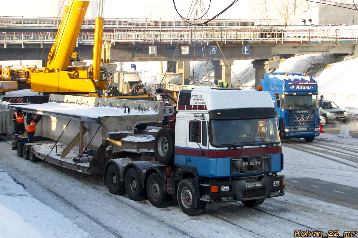 Новосибирская область, № Е 724 МР 154 — MAN F90 (общая модель)