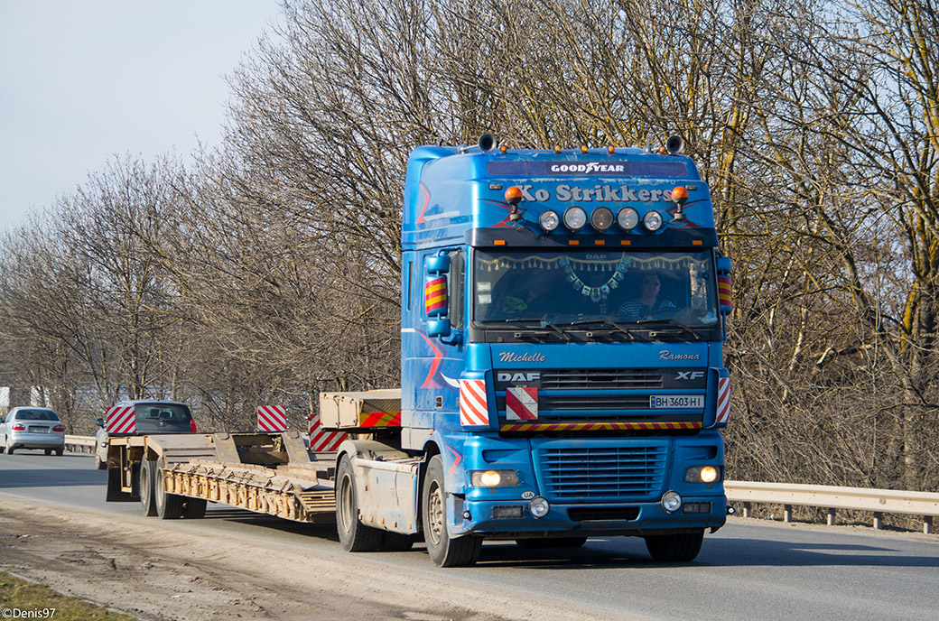 Одесская область, № ВН 3603 НІ — DAF XF95 FT