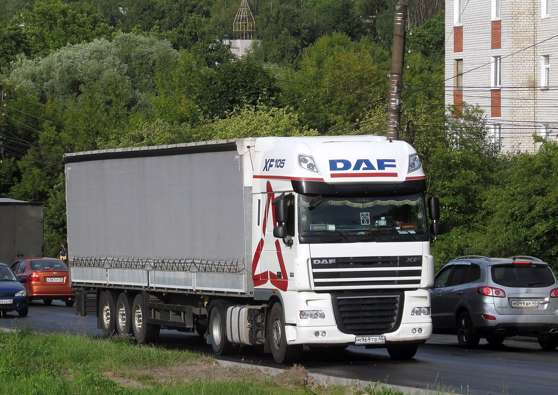 Калужская область, № М 969 ТВ 40 — DAF XF105 FT