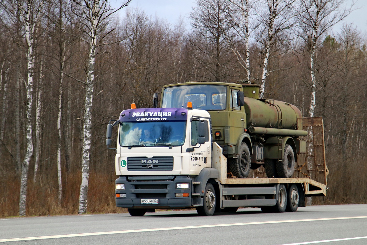 Санкт-Петербург, № Н 558 ХМ 178 — MAN TGA (общая модель)