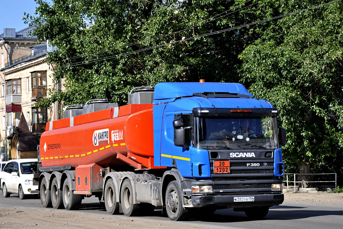 Новосибирская область, № К 382 ВВ 154 — Scania ('1996) P380