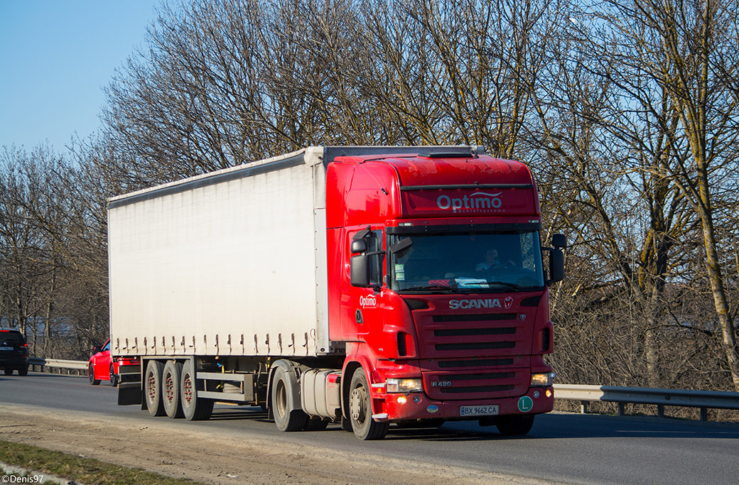 Хмельницкая область, № ВХ 9662 СА — Scania ('2004) R420