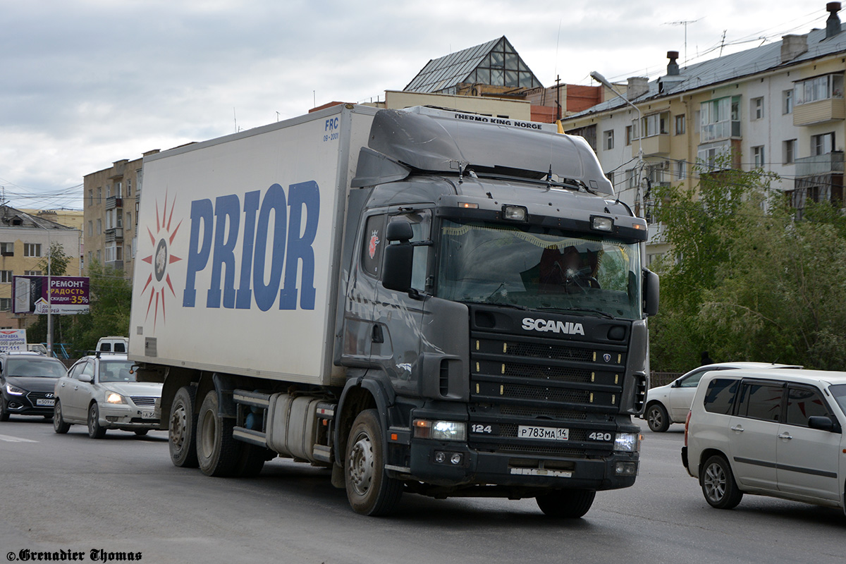 Саха (Якутия), № Р 783 МА 14 — Scania ('1996) R124G