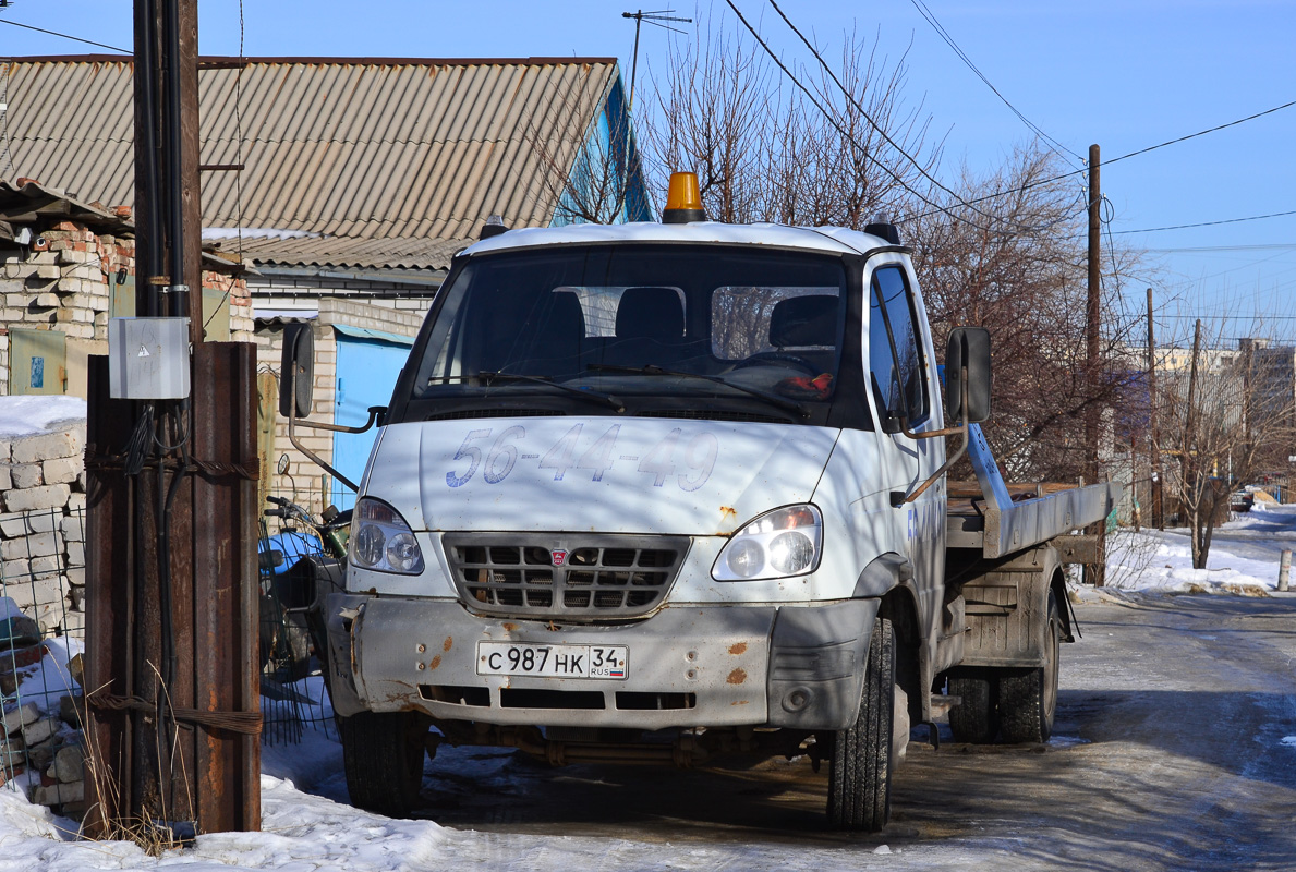 Волгоградская область, № С 987 НК 34 — ГАЗ-33106 "Валдай"