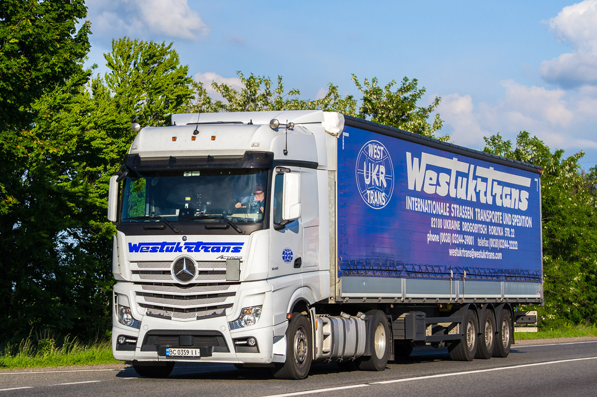 Львовская область, № ВС 0359 ІІ — Mercedes-Benz Actros ('2011) 1848