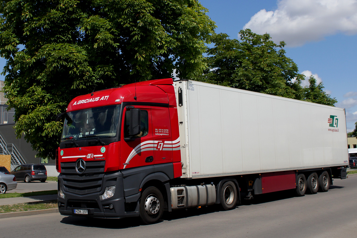 Литва, № HZM 297 — Mercedes-Benz Actros ('2011) 1845