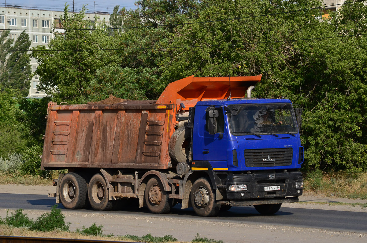 Волгоградская область, № В 697 ХУ 134 — МАЗ-6516H9