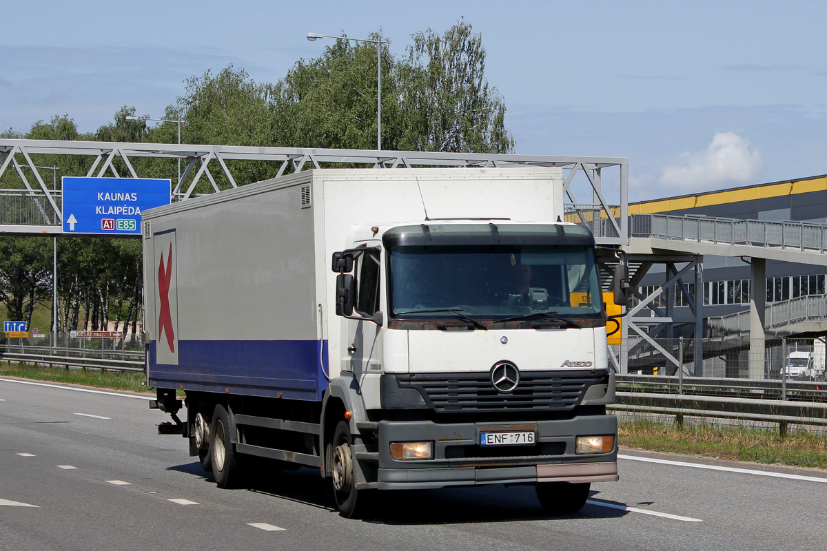 Литва, № ENF 716 — Mercedes-Benz Atego 2528