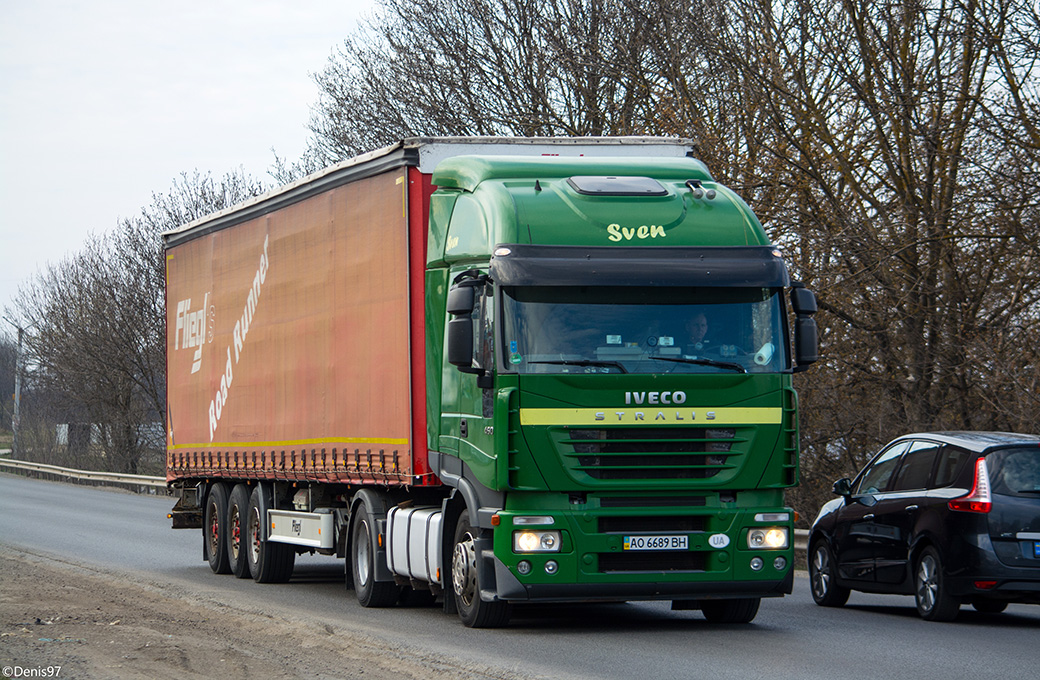 Закарпатская область, № АО 6689 ВН — IVECO Stralis ('2002) 450