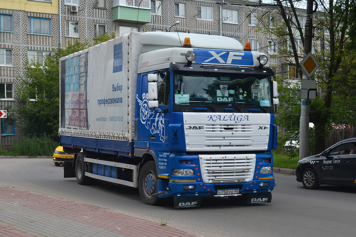 Калужская область, № Н 750 РЕ 40 — DAF XF95 FA