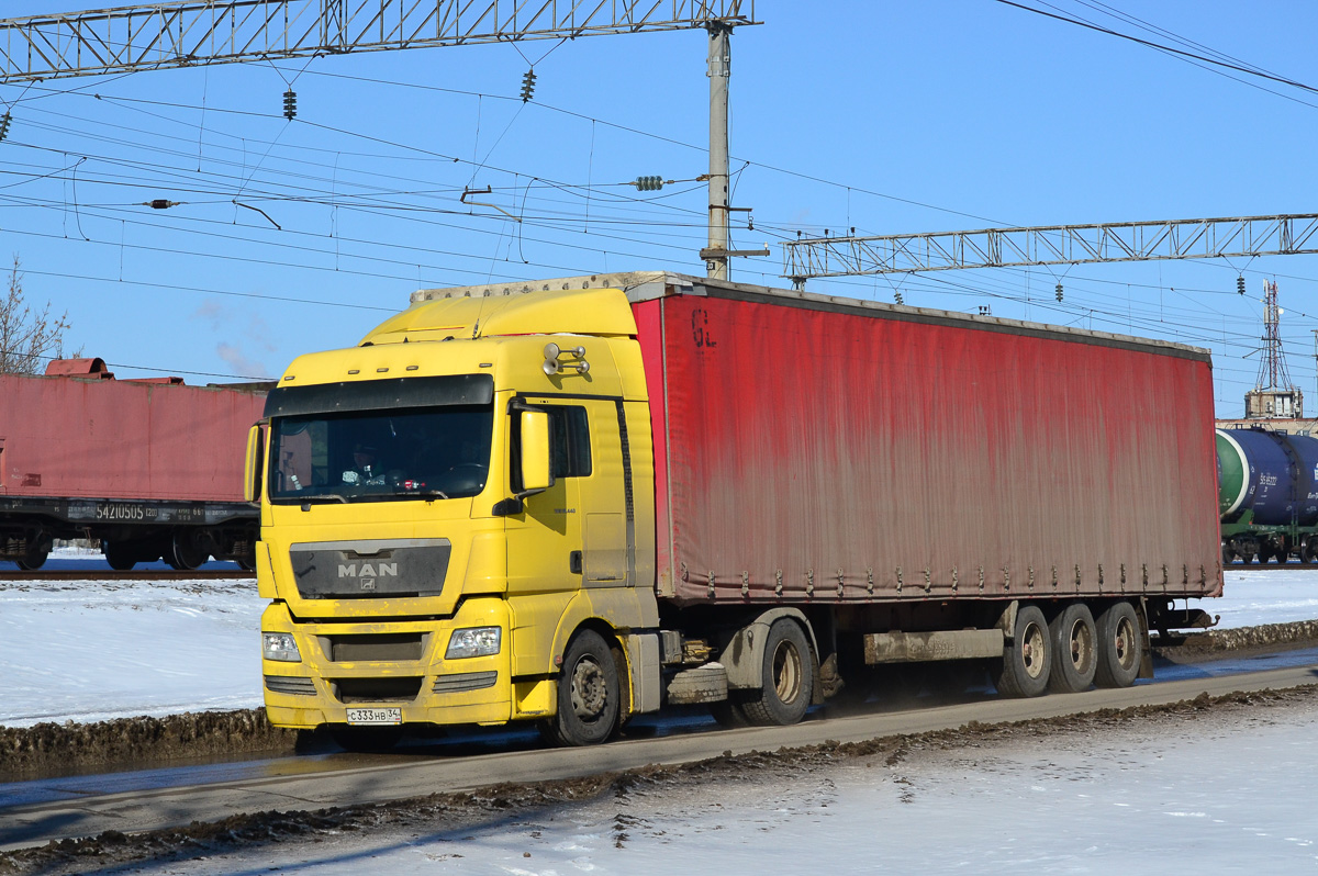 Волгоградская область, № С 333 НВ 34 — MAN TGX ('2007) 18.440