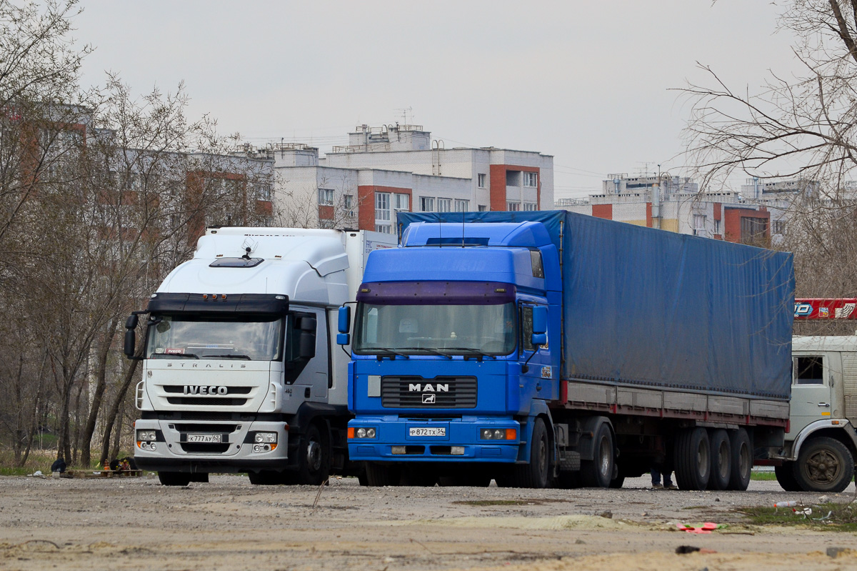 Волгоградская область, № Р 872 ТХ 34 — MAN F2000 19.403