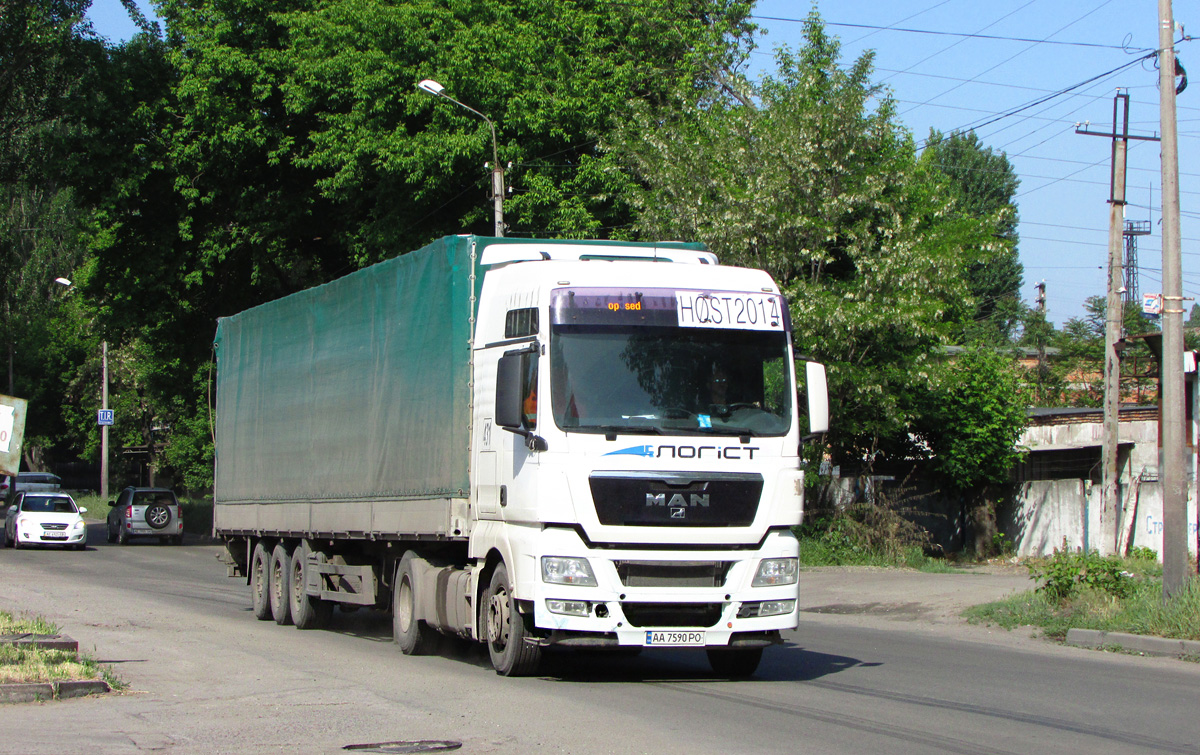 Киев, № АА 7590 РО — MAN TGX ('2007) 18.440