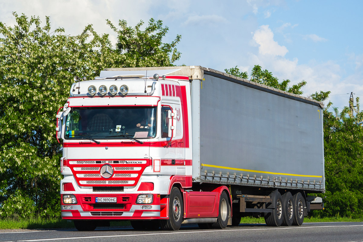 Львовская область, № ВС 9890 НС — Mercedes-Benz Actros ('2003)