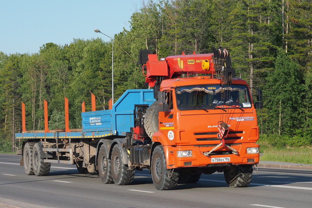 Ханты-Мансийский автоном.округ, № А 758 ВХ 186 — КамАЗ-43118-46