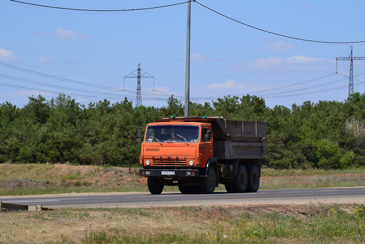 Волгоградская область, № А 978 МТ 34 — КамАЗ-55111 [551110]