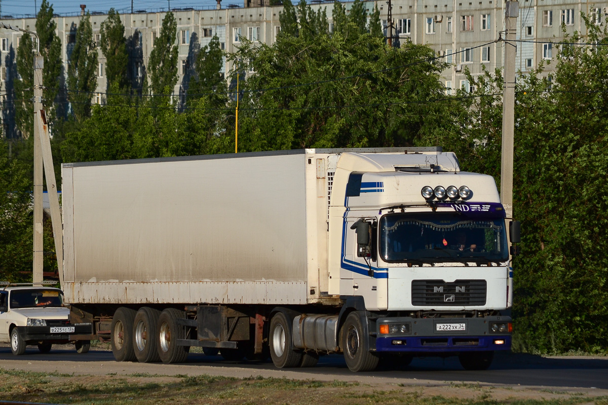 Волгоградская область, № А 222 ХК 34 — MAN F2000 19.414