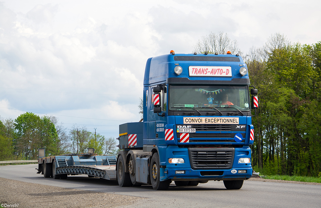 Хмельницкая область, № ВХ 3372 ВВ — DAF XF95 FTG