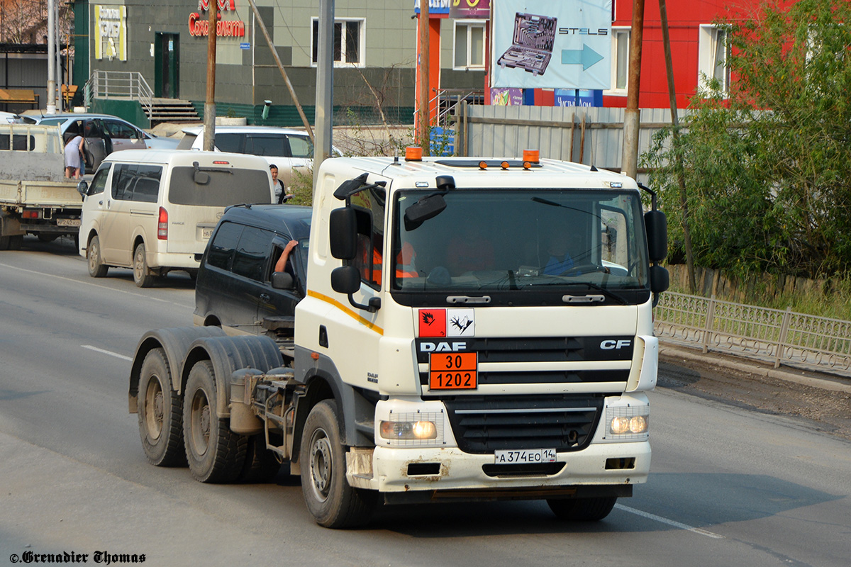 Саха (Якутия), № А 374 ЕО 14 — DAF CF85 FTT