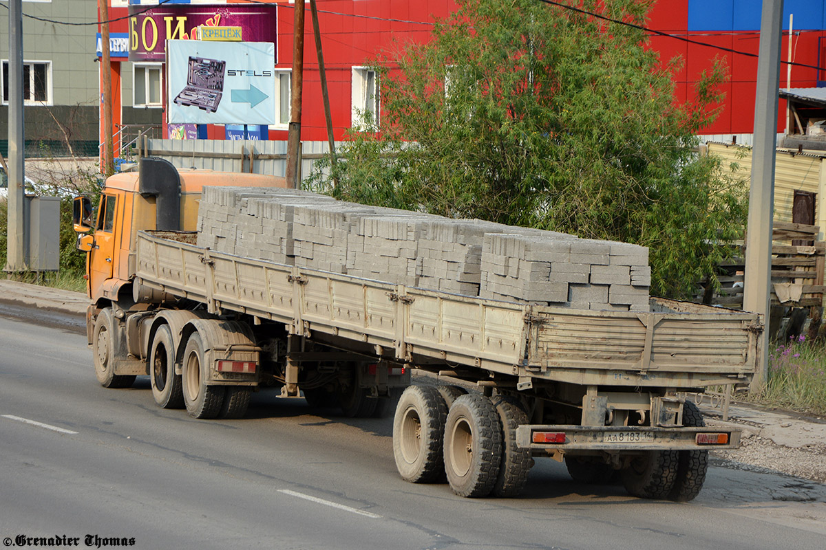 Саха (Якутия), № К 196 ЕТ 14 — КамАЗ-65116-62