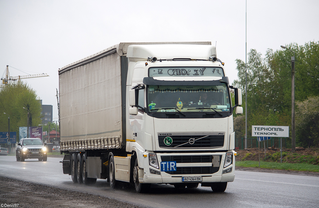 Закарпатская область, № АО 4364 ВК — Volvo ('2008) FH.440