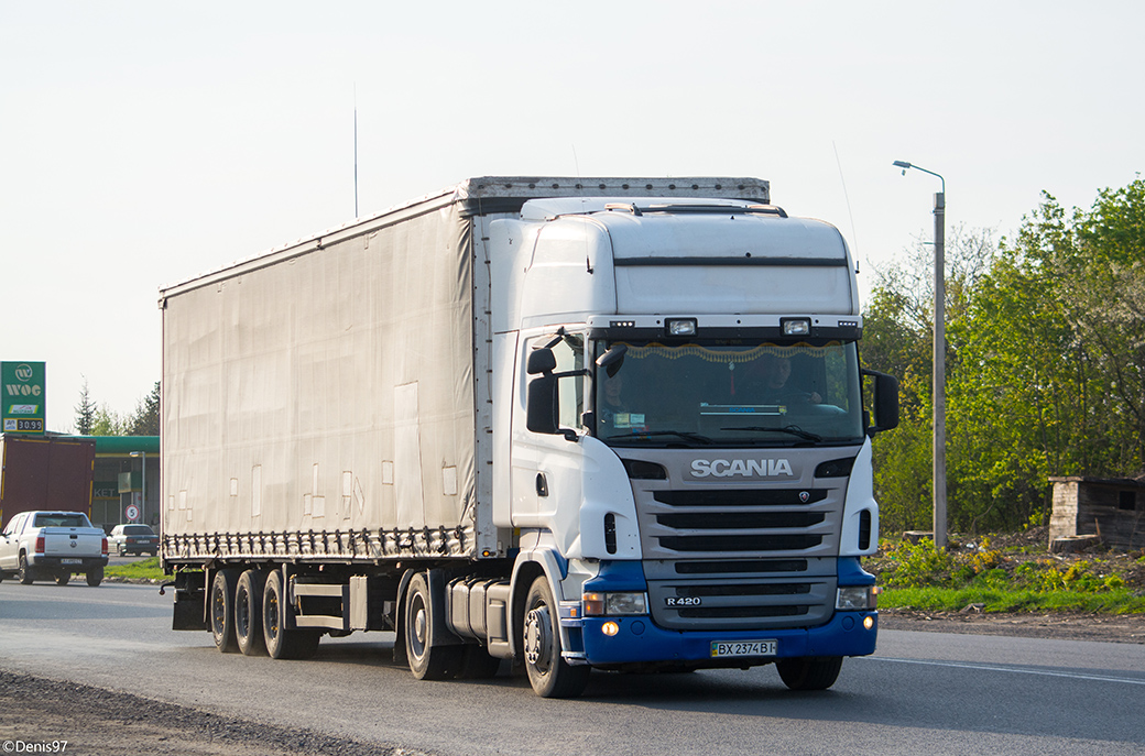 Хмельницкая область, № ВХ 2374 ВІ — Scania ('2009) R420