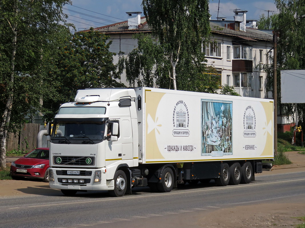 Свердловская область, № Р 420 УК 66 — Volvo ('2002) FH12.420