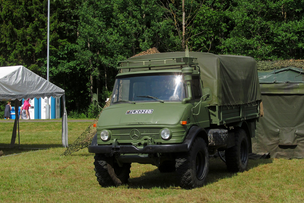 Литва, № LK 028 B — Mercedes-Benz Unimog (общ.м)