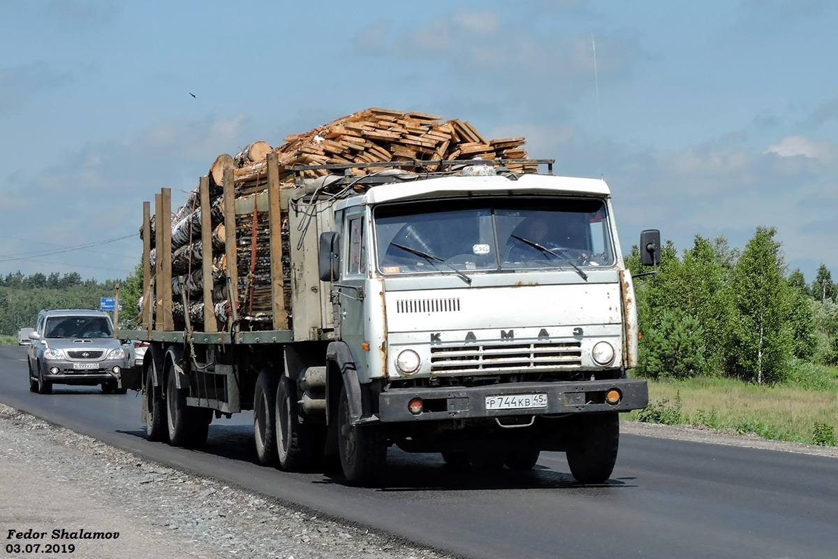 Курганская область, № Р 744 КВ 45 — КамАЗ-5410