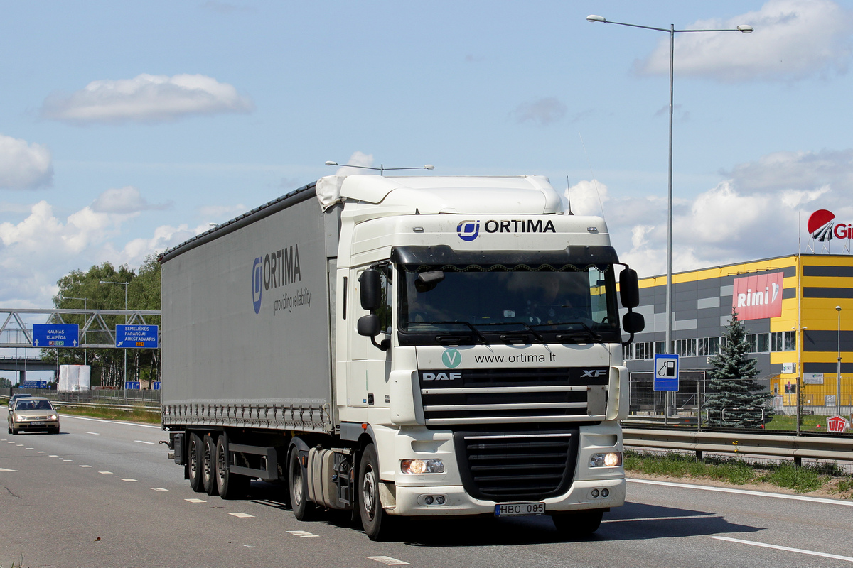 Литва, № HBO 085 — DAF XF105 FT