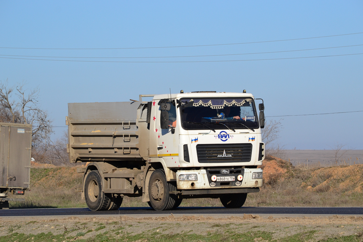 Волгоградская область, № А 868 ТЕ 134 — МАЗ-5550B3