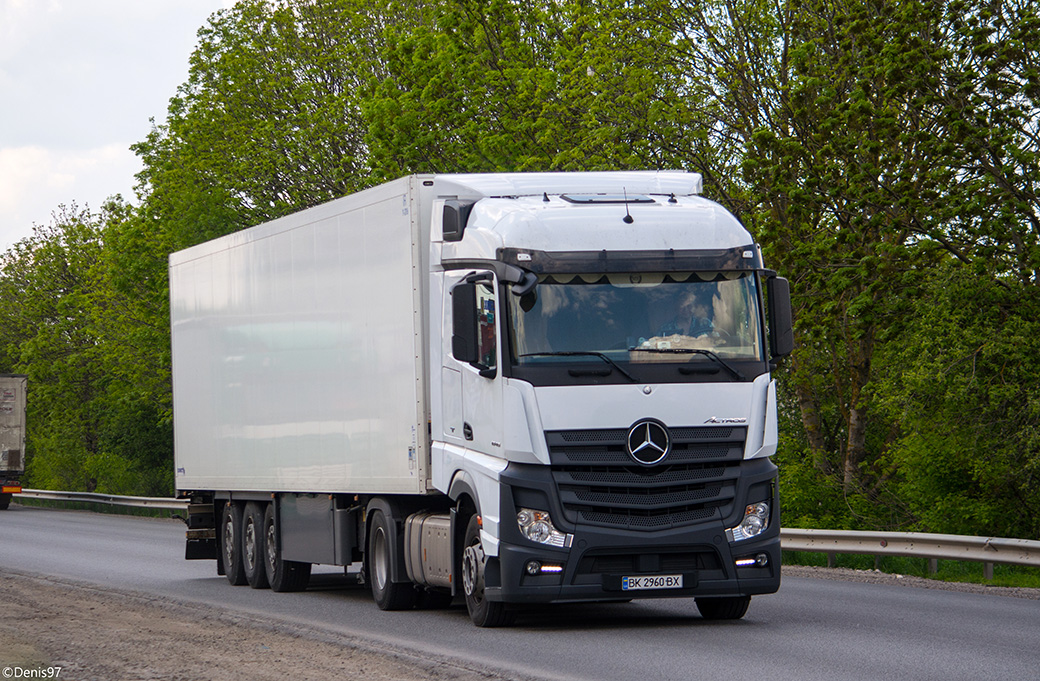 Ровненская область, № ВК 2960 ВХ — Mercedes-Benz Actros ('2011) 1845