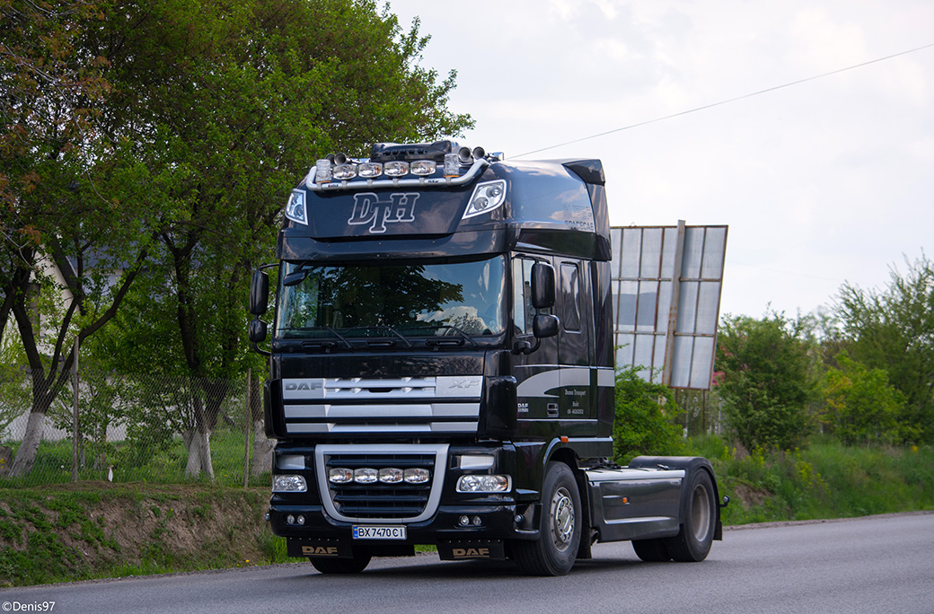 Хмельницкая область, № ВХ 7470 СІ — DAF XF105 FT