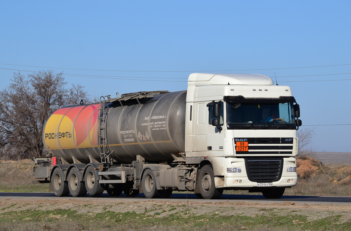 Самарская область, № А 721 СУ 164 — DAF XF105 FT