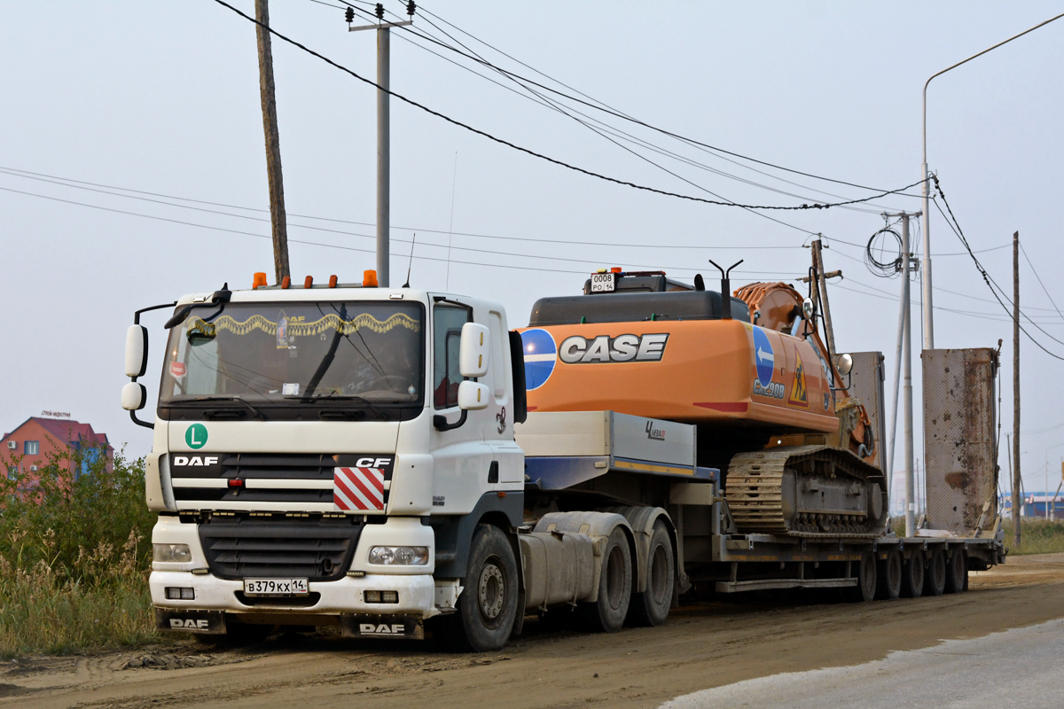 Саха (Якутия), № В 379 КХ 14 — DAF CF85 FT; Саха (Якутия), № 0008 РО 14 — Case (общая модель)