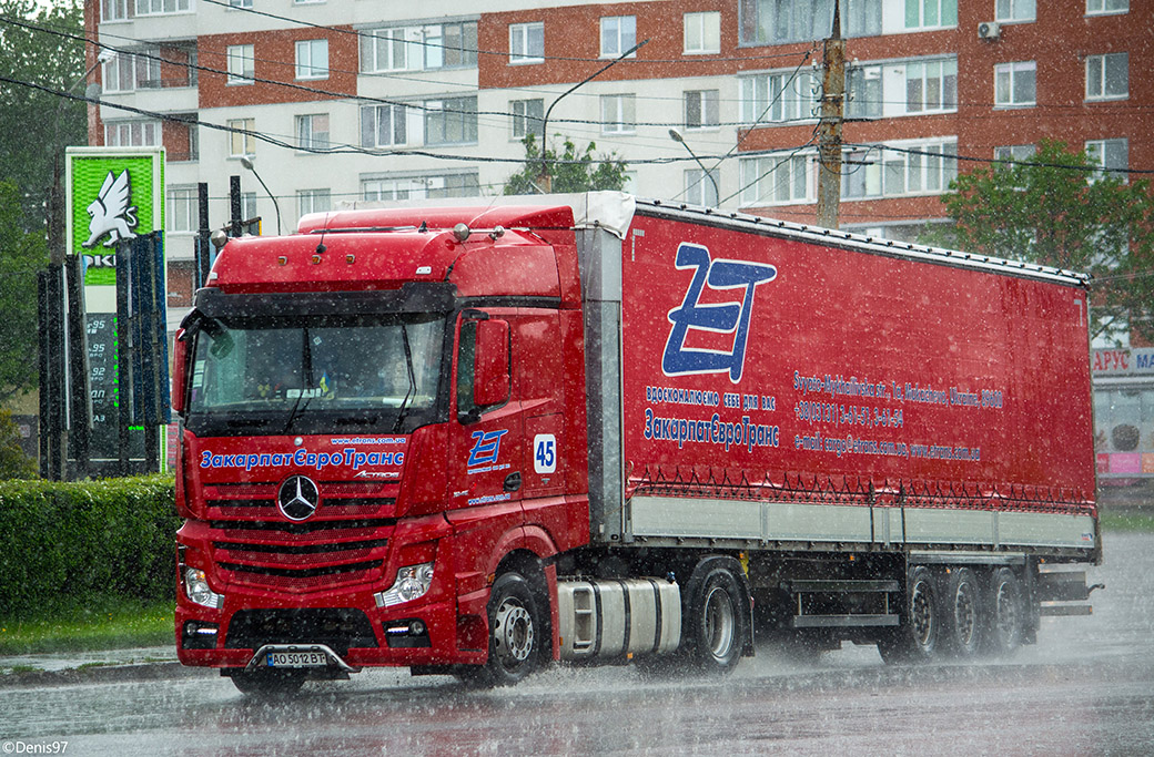 Закарпатская область, № 45 — Mercedes-Benz Actros ('2011) 1845