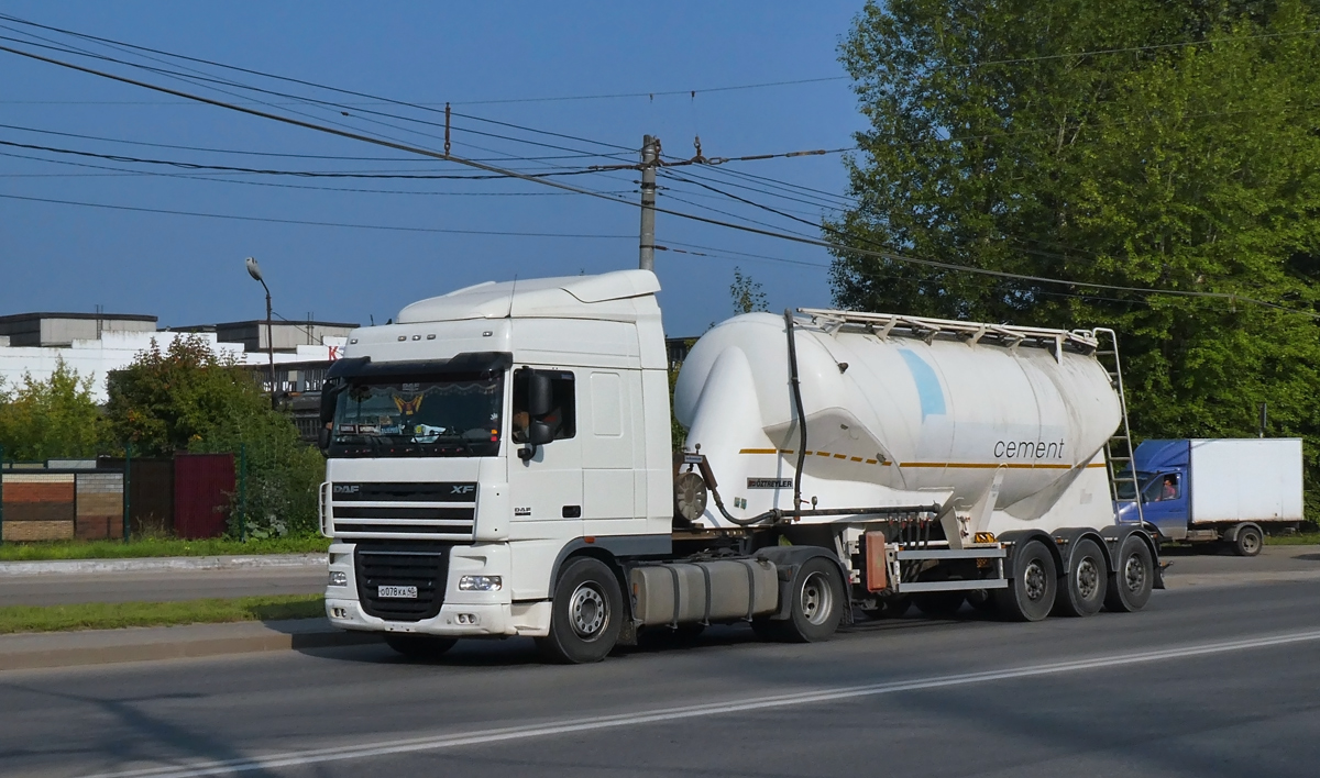 Калужская область, № О 078 КА 40 — DAF XF105 FT