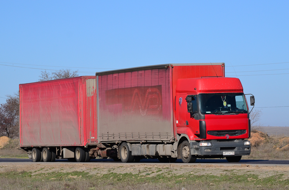 Ростовская область, № Н 917 АР 161 — Renault Premium ('1996)