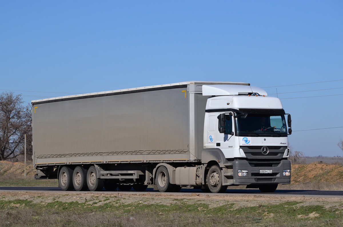 Волгоградская область, № Е 883 МТ 134 — Mercedes-Benz Axor 1840 [Z9M]